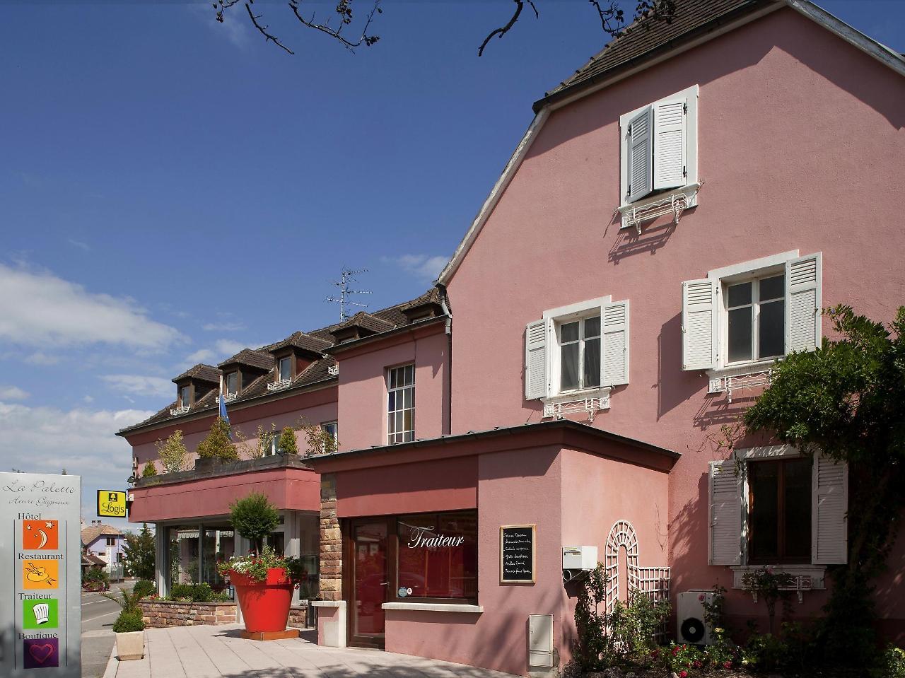Hotel Restaurant Logis La Palette Wettolsheim Екстер'єр фото
