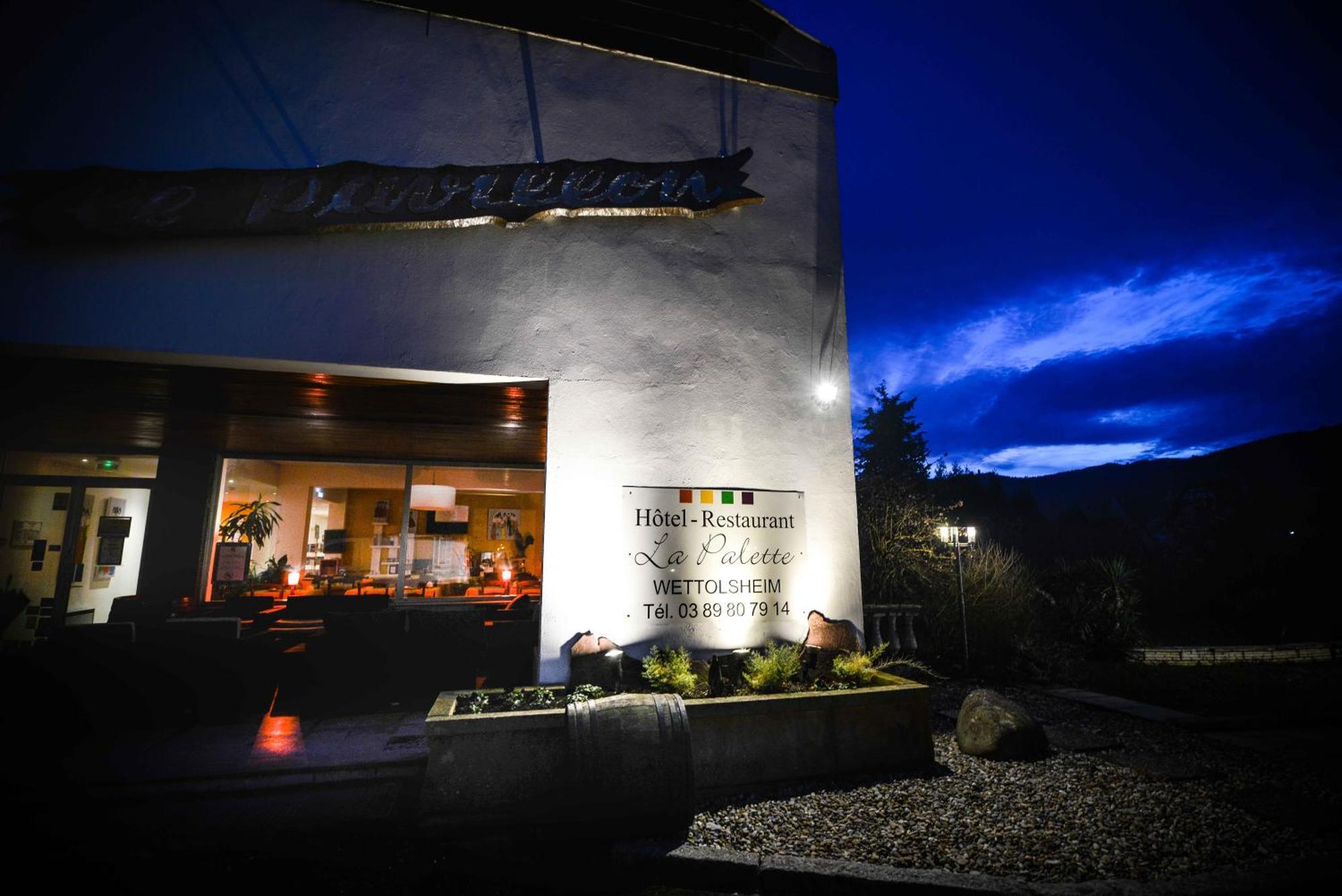 Hotel Restaurant Logis La Palette Wettolsheim Екстер'єр фото